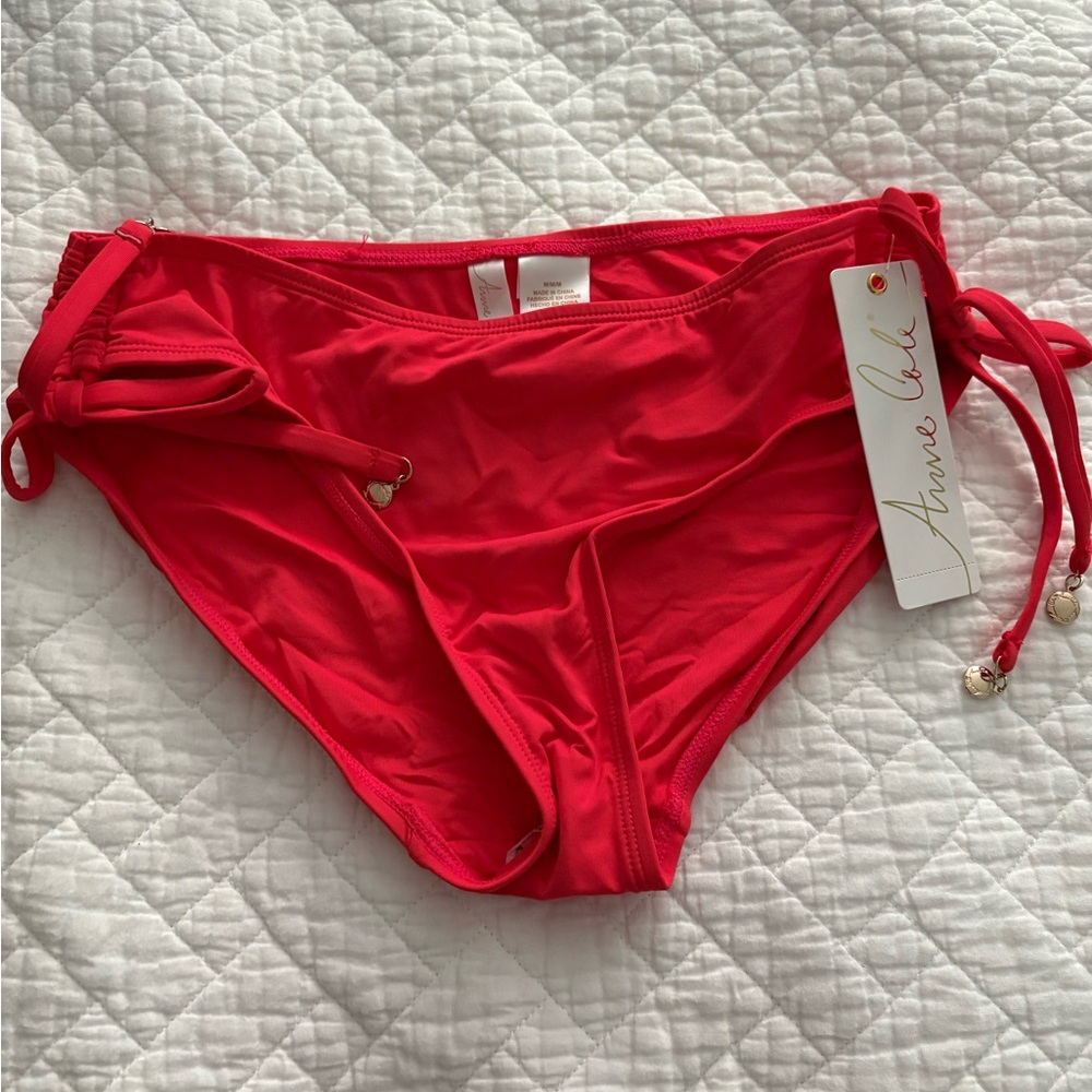 Anne Cole Red Bikini Bottom